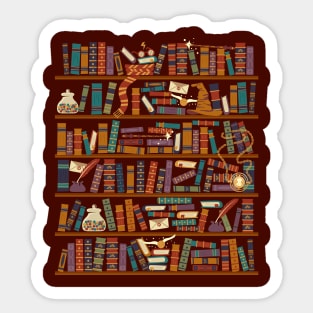 Bookshelf Sticker